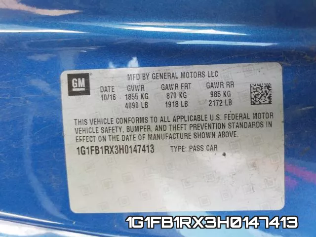 1G1FB1RX3H0147413 фото 2