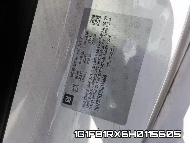 1G1FB1RX6H0115605 фото 2