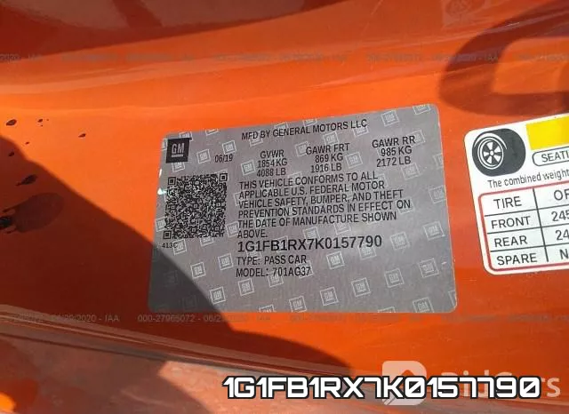 1G1FB1RX7K0157790 фото 10