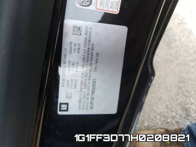 1G1FF3D77H0208821 фото 2