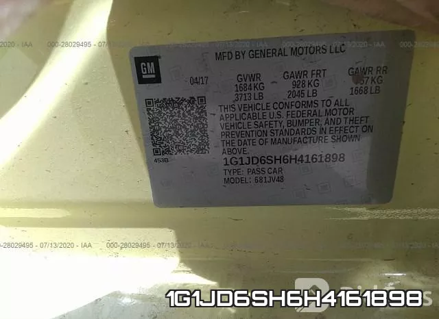 1G1JD6SH6H4161898 фото 10