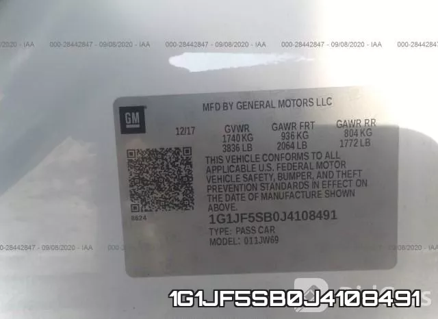 1G1JF5SB0J4108491 фото 10