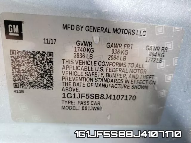 1G1JF5SB8J4107170 фото 2