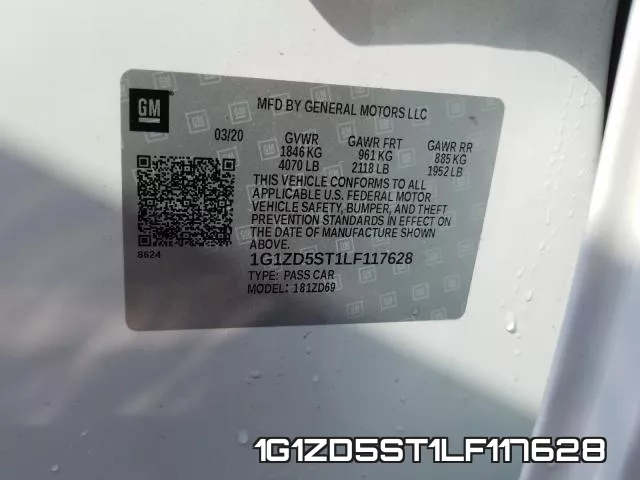 1G1ZD5ST1LF117628 фото 2