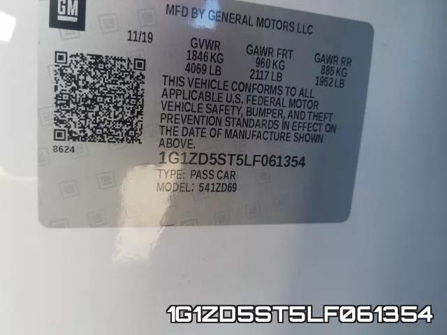 1G1ZD5ST5LF061354 фото 2