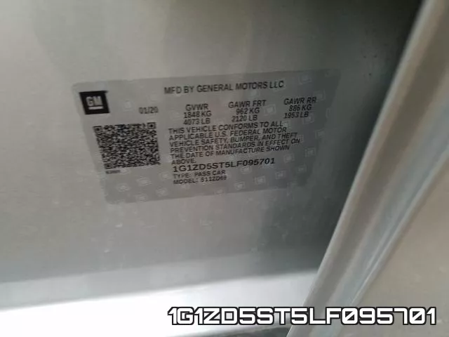 1G1ZD5ST5LF095701 фото 2