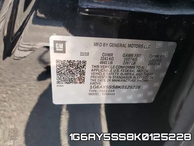 1G6AY5SS8K0125228 фото 2