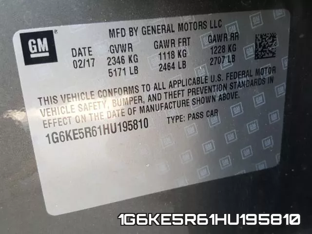 1G6KE5R61HU195810 фото 2