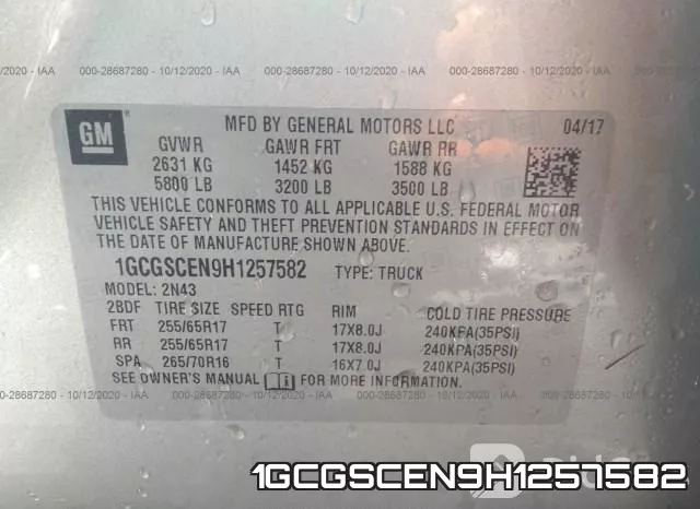1GCGSCEN9H1257582 фото 10