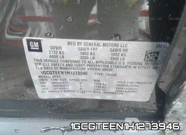 1GCGTEEN1H1273946 фото 10