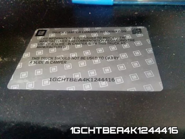 1GCHTBEA4K1244416 фото 2