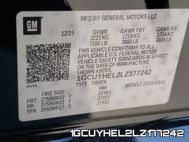 1GCUYHEL2LZ177242 фото 2