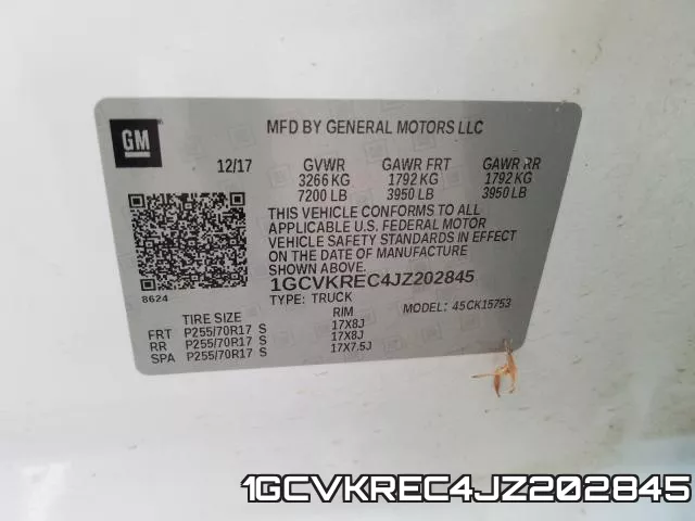 1GCVKREC4JZ202845 фото 2