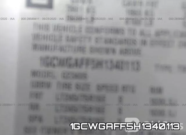 1GCWGAFF5H1340113 фото 10