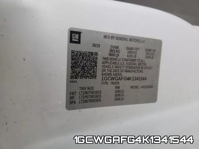 1GCWGAFG4K1341544 фото 2