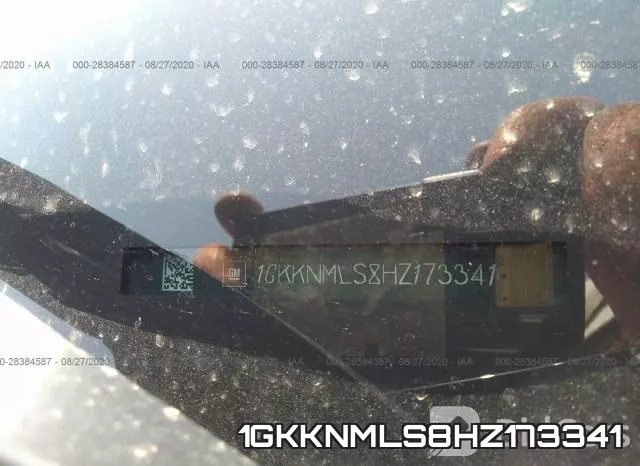 1GKKNMLS8HZ173341 фото 10