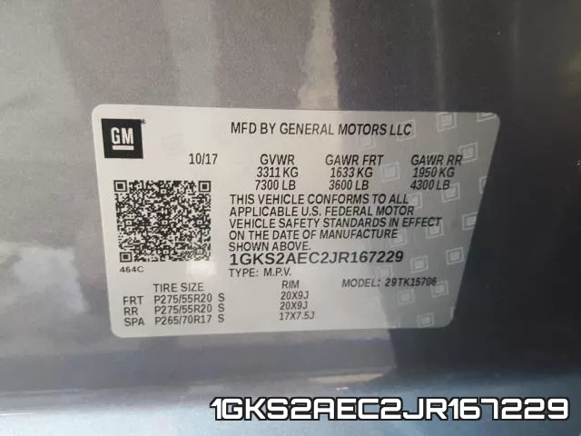 1GKS2AEC2JR167229 фото 2