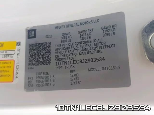 1GTN1LEC8JZ903534 фото 2