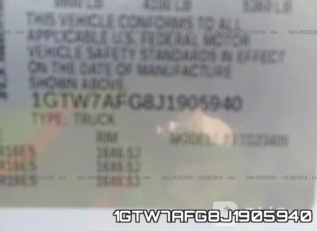 1GTW7AFG8J1905940 фото 10