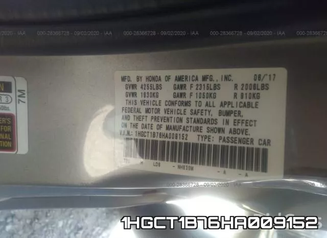 1HGCT1B76HA009152 фото 10
