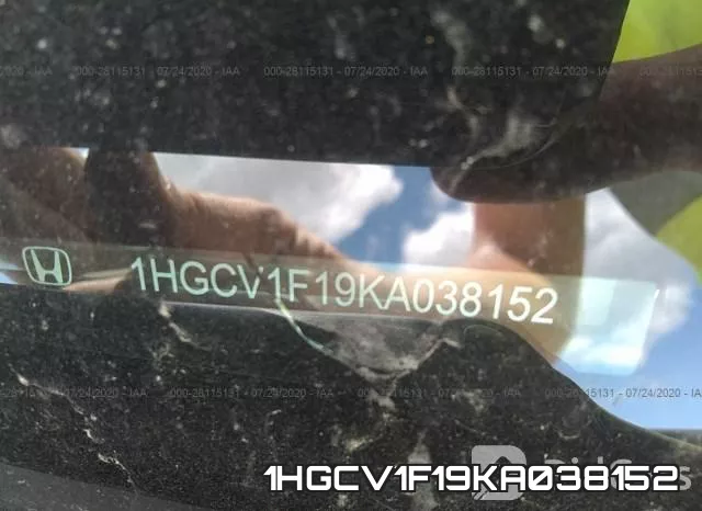 1HGCV1F19KA038152 фото 10