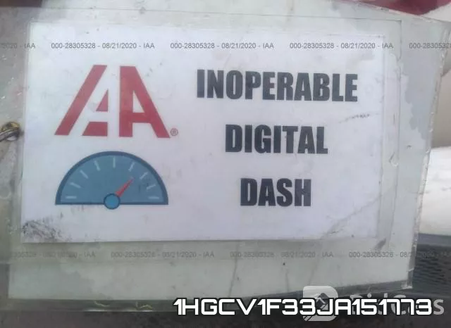 1HGCV1F33JA151773 фото 8
