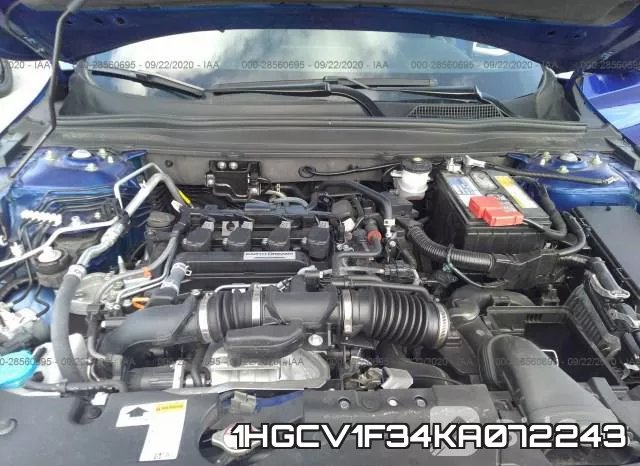 1HGCV1F34KA072243 фото 2