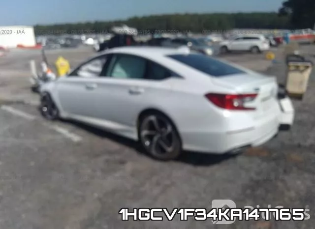 1HGCV1F34KA147765 фото 4