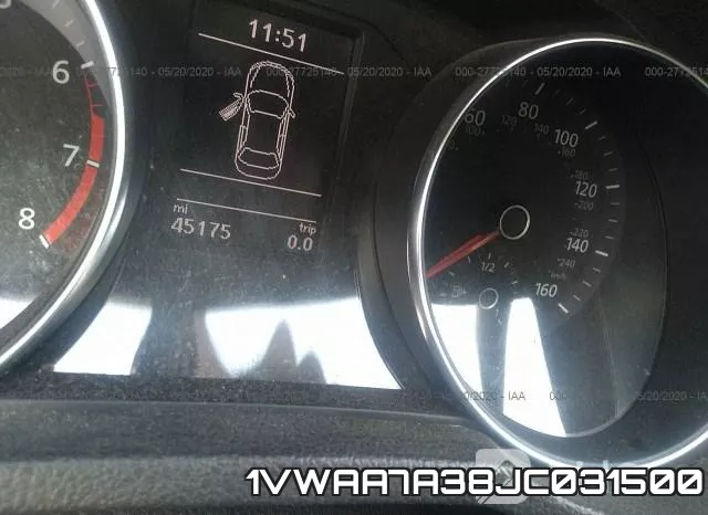 1VWAA7A38JC031500 фото 8