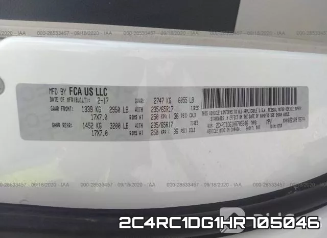 2C4RC1DG1HR705046 фото 10
