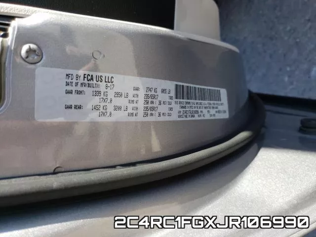 2C4RC1FGXJR106990 фото 2