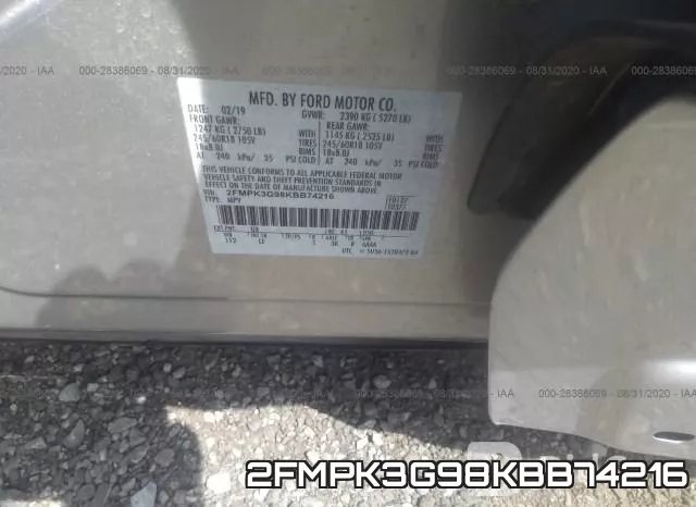 2FMPK3G98KBB74216 фото 10