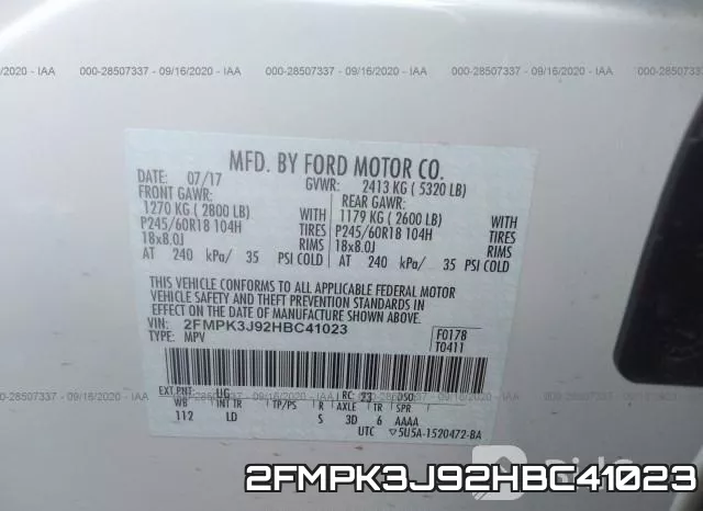 2FMPK3J92HBC41023 фото 10