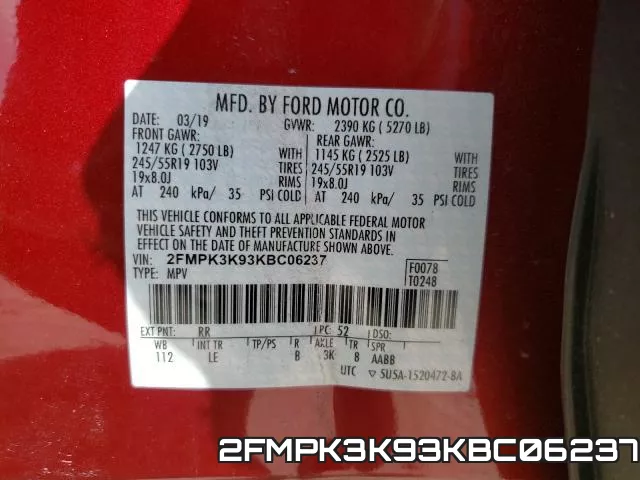 2FMPK3K93KBC06237 фото 2