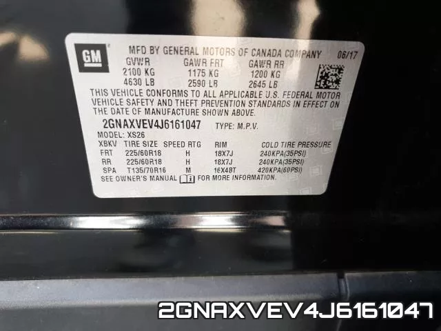 2GNAXVEV4J6161047 фото 2
