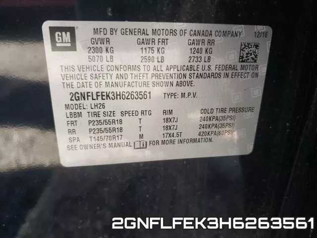 2GNFLFEK3H6263561 фото 2