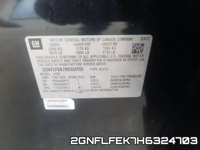 2GNFLFEK7H6324703 фото 2