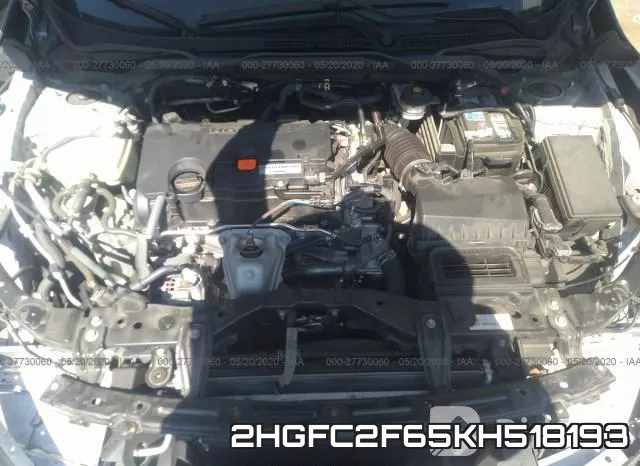 2HGFC2F65KH518193 фото 2