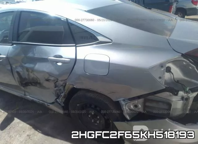 2HGFC2F65KH518193 фото 7