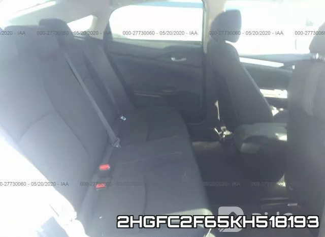 2HGFC2F65KH518193 фото 9