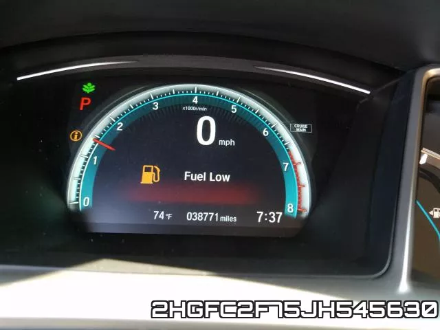2HGFC2F75JH545630 фото 9