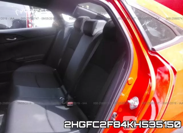 2HGFC2F84KH535150 фото 9