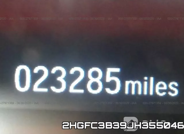 2HGFC3B39JH355046 фото 8