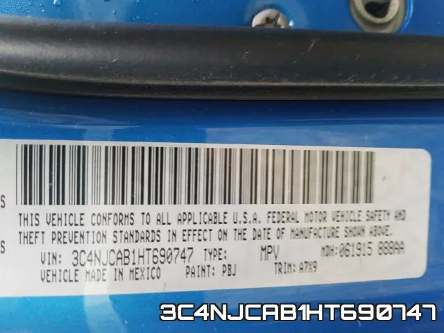 3C4NJCAB1HT690747 фото 2