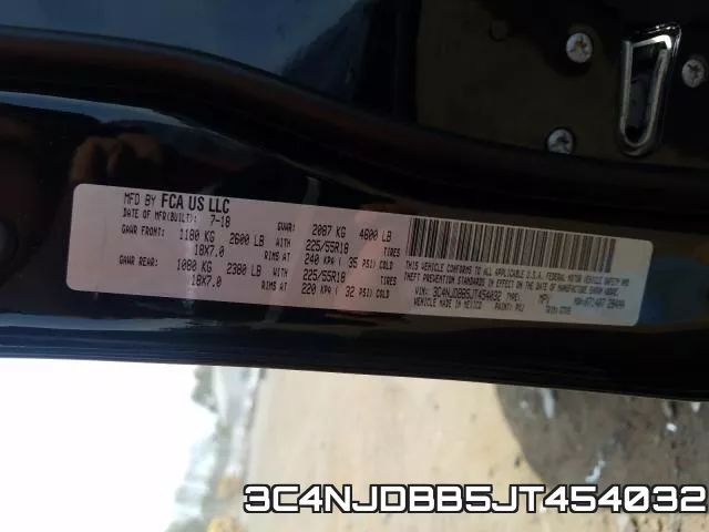 3C4NJDBB5JT454032 фото 2
