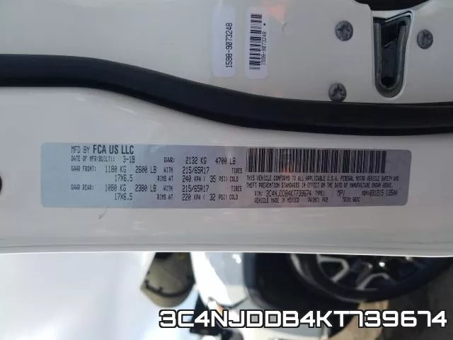 3C4NJDDB4KT739674 фото 2