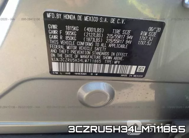 3CZRU5H34LM711865 фото 10