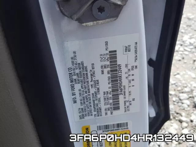 3FA6P0HD4HR132449 фото 2