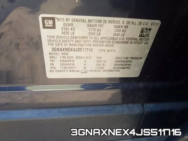 3GNAXNEX4JS511716 фото 2