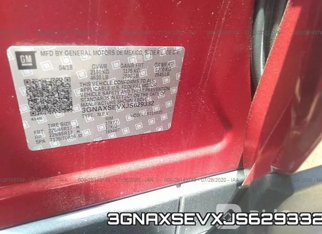 3GNAXSEVXJS629332 фото 10